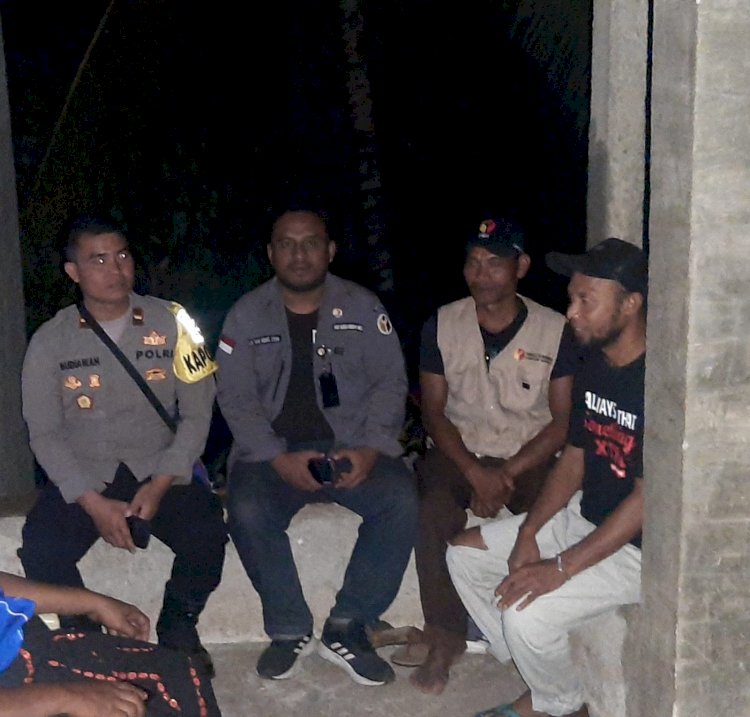 Operasi Mantap Brata: Kapolsek Reo Pimpin Pengamanan Kampanye Tatap Muka di Reok