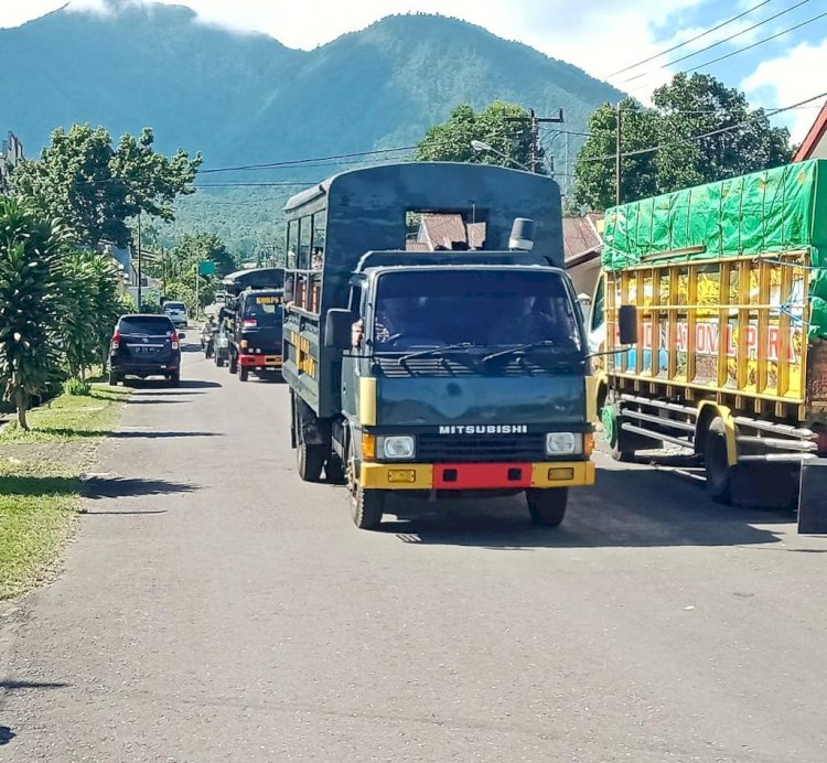 Patroli Gabungan TNI-POLRI di Kabupaten Manggarai, Ciptakan Kamtibmas yang Kondusif