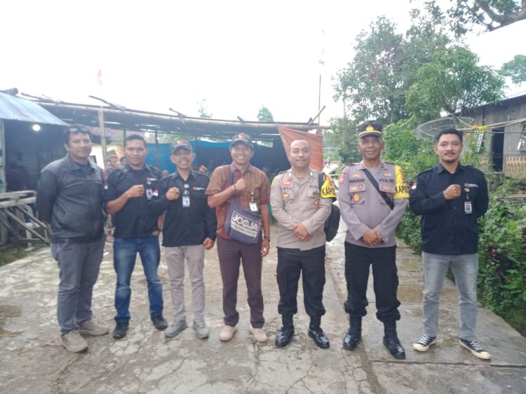 Operasi Mantap Brata: Kapolsek Cibal Pimpin Pengamanan Kampanye/Pertemuan Terbatas/Tatap Muka di Dapil IV Kabupaten Manggarai.