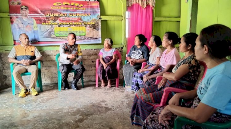 Jumat Curhat di Kampung Bealeba: Kapolsek Cibal Respon Cepat Terhadap Keluhan Warga