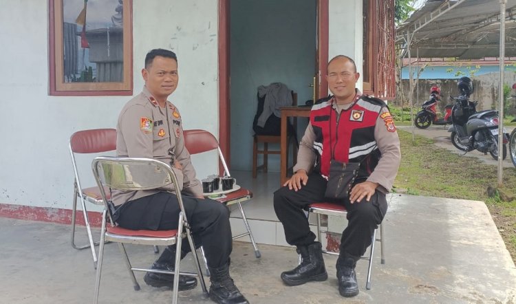 Polres Manggarai tempatkan Personil di Pos Pam dan Pos Yan Operasi Lilin Turangga 2023 dalam rangka Pengamanan Natal dan Tahun Baru