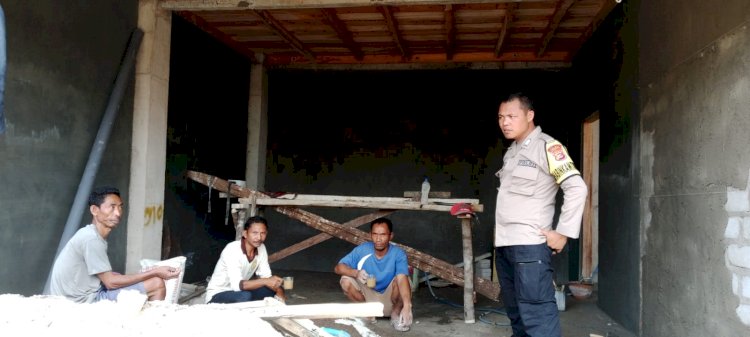 Bripka Selestinus Soro Himbau Masyarakat Kecamatan Wae Ri, Kabupaten Manggarai untuk Tetap Waspada dan Bijak dalam Pemilu 2024