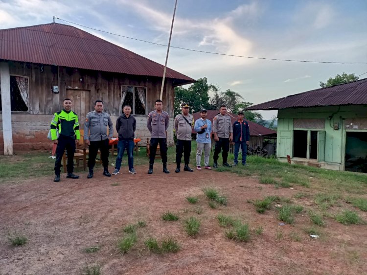 Operasi Mantap Brata: Personil Polres Manggarai Lakukan Pengamanan Kampanye Caleg DPRD Kabupaten Manggarai di Dapil Manggarai I