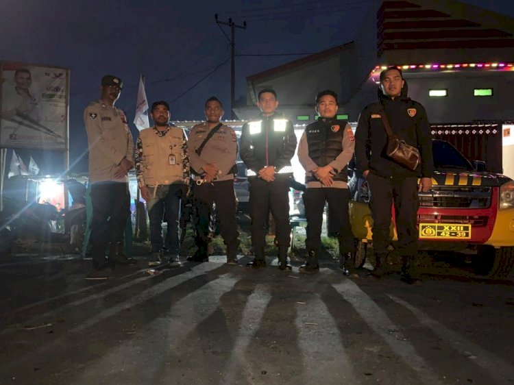 Operasi Mantap Brata: KBO Sat. Sabhara pimpin Pengamanan Kampanye di Rahong Utara