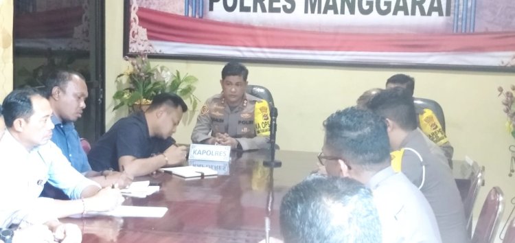 Kapolres Manggarai Pimpin Rapat Anev Mingguan, Penekanan penting dalam pelaksanaan Tugas.