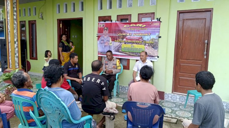 Jumat Curhat di Kampung Cubu Desa Lenda: Warga Apresiasi Kinerja Polsek Cibal