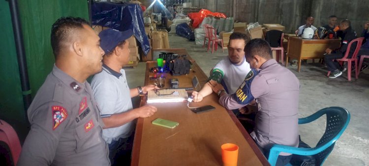 Sidokkes Polres Manggarai Gelar Patroli Kesehatan di Gudang Logistik dan Kantor KPU Menjelang Pemilu