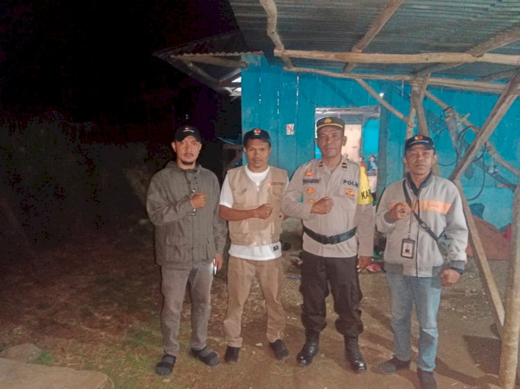 Operasi Mantap Brata: Kapolsek Cibal Pimpin Pengamanan Kampanye Caleg di Kabupaten Manggarai