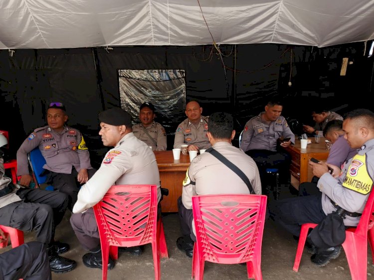 Operasi Mantap Brata: Pengamanan Rapat Pleno Rekapitulasi Hasil Penghitungan Pemilu 2024 di Manggarai
