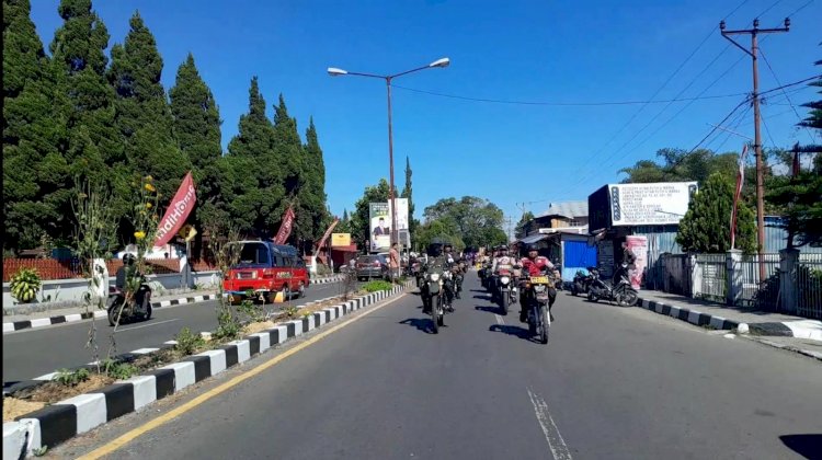 Patroli Gabungan TNI-POLRI di Kabupaten Manggarai, Ciptakan Kamtibmas yang Kondusif Pasca Sidang Pleno tingkat KPUD Kab. Manggarai