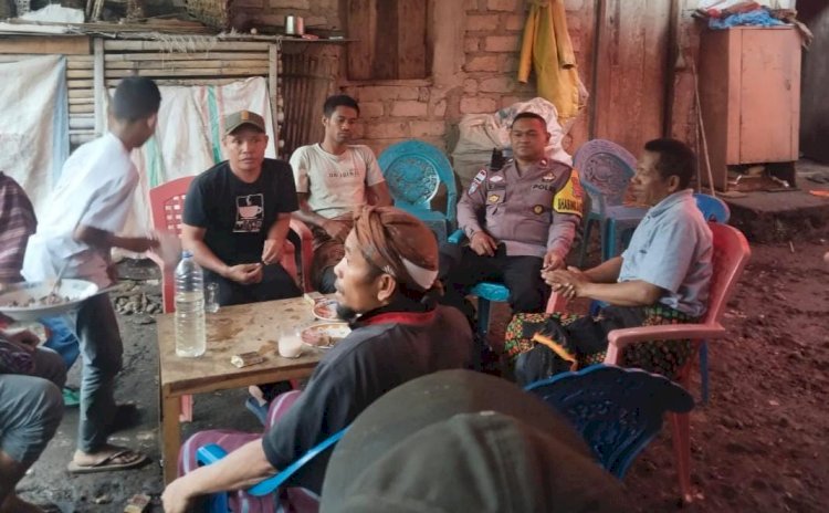 AIPDA Emilius Johan Giatkan Pencegahan TPPO dan Penggalangan Kamtibmas di Desa Popo