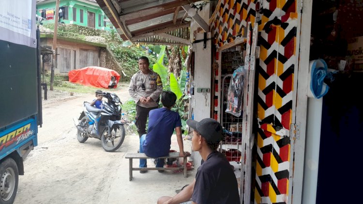 Bhabinkamtibmas Kecamatan Rahong Utara Sosialisasikan Pencegahan Kejahatan dan Bencana Alam