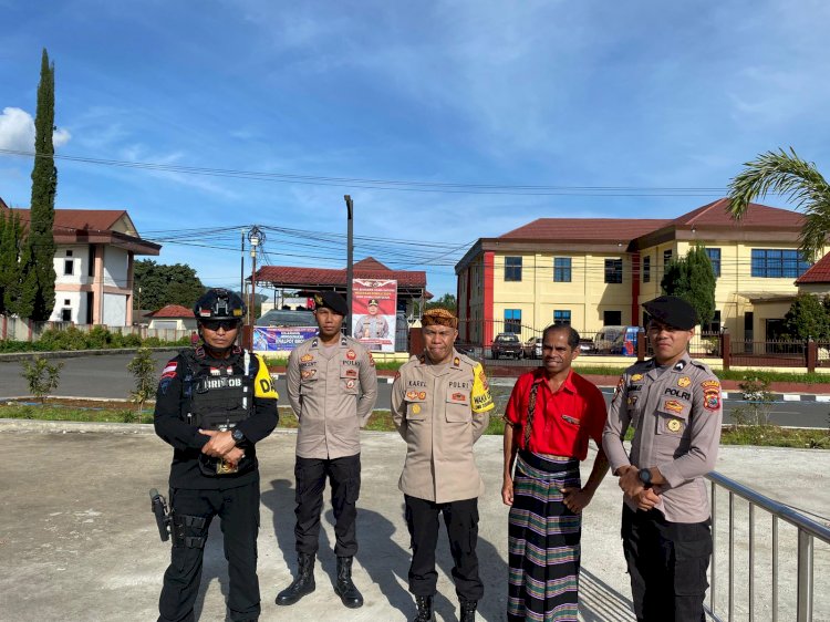 Operasi Samana Santa Turangga-2024: Polres Manggarai Terjunkan Personel Pengamanan Prosesi Jalan Salib Tri Hari Suci JUMAT AGUNG Masa Pra Paskah Tahun 2024