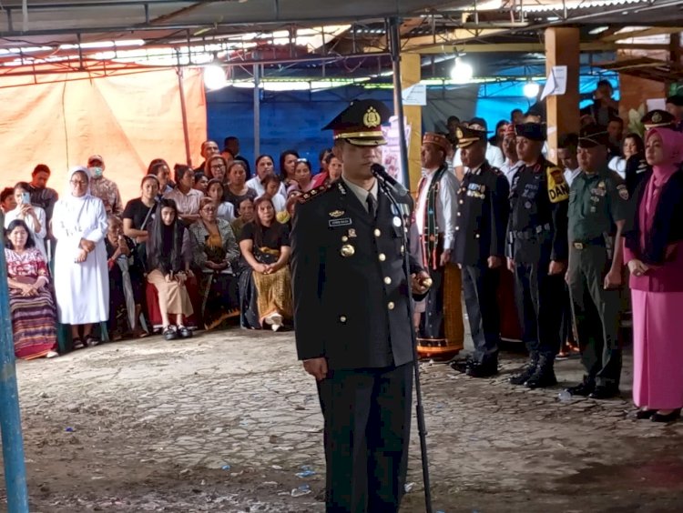 Upacara Pemakaman Alm. Inspektur Polisi Satu Daniel Djihu: Penghormatan Terakhir untuk Pengabdian dan Dedikasi