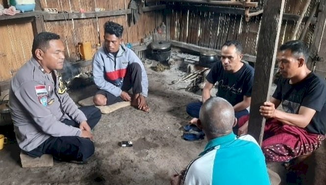 AIPDA Emilius Johan Ajak Pemuda Desa Nao Bersama-sama Cegah Tindak Pidana TPPO