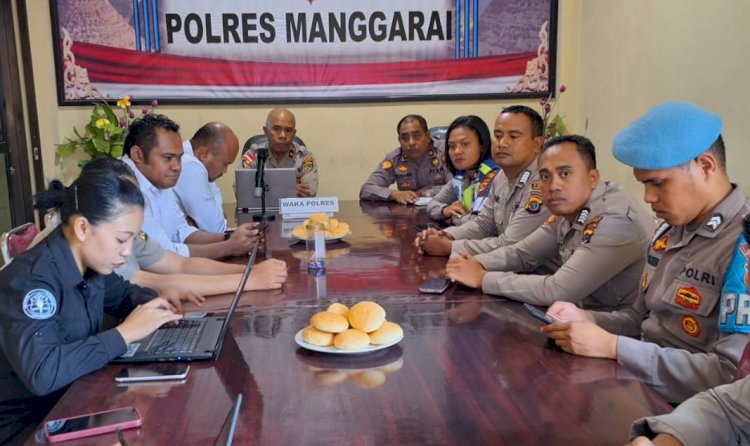 Waka Polres Manggarai Pimpin Rapat Evaluasi Program Beyond Trust dan DORS