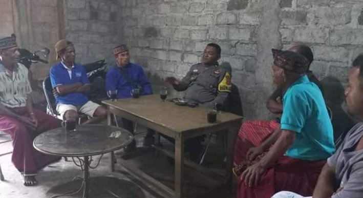 AIPDA Emilius Johan Gencar Sosialisasi Pencegahan TPPO dan Kampanye Kamtibmas di Desa Popo