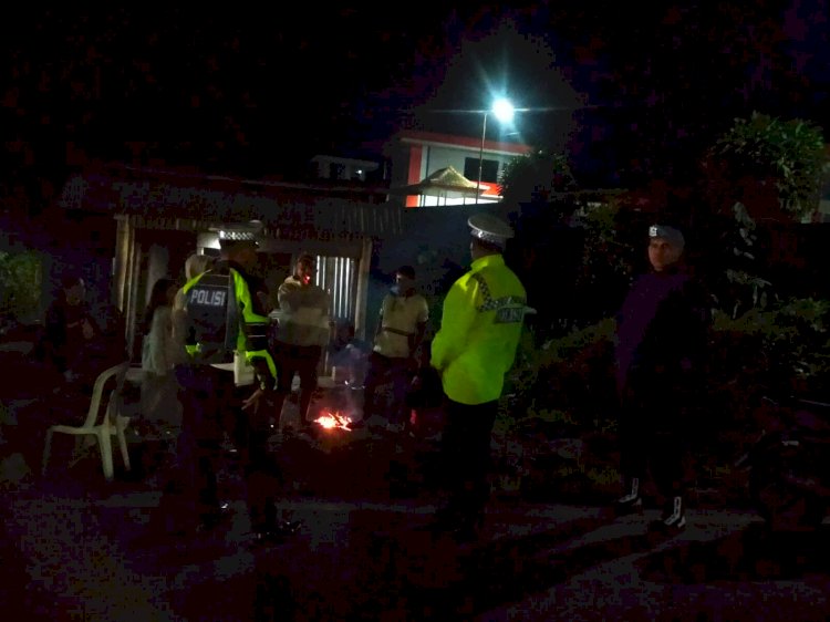 Patroli Malam, Pawas dan Piket Fungsi Jamin Situasi Keamanan Kota Ruteng