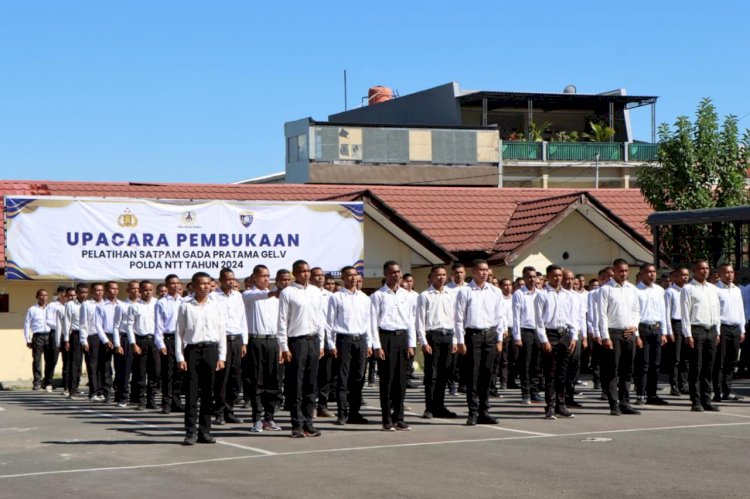 Polres Manggarai : Pelatihan Satpam Gada Pratama Gelombang V Polda NTT Tahun 2024 Resmi Dibuka