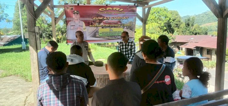 Jumat Curhat Polsek Cibal: Kapolsek IPDA Paksedis P. Sogen Respon Keluhan dan Informasi Masyarakat