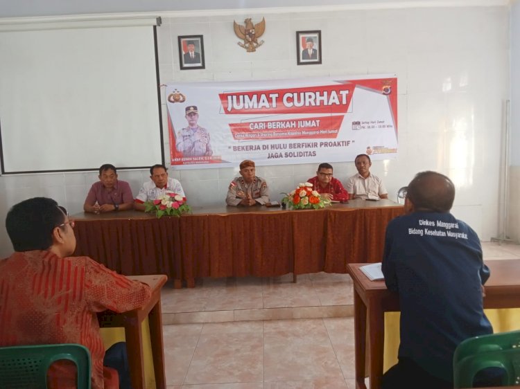 Jumat Curhat: Mencari Solusi Bersama Polres Manggarai di Aula Kantor Dinas Kesehatan