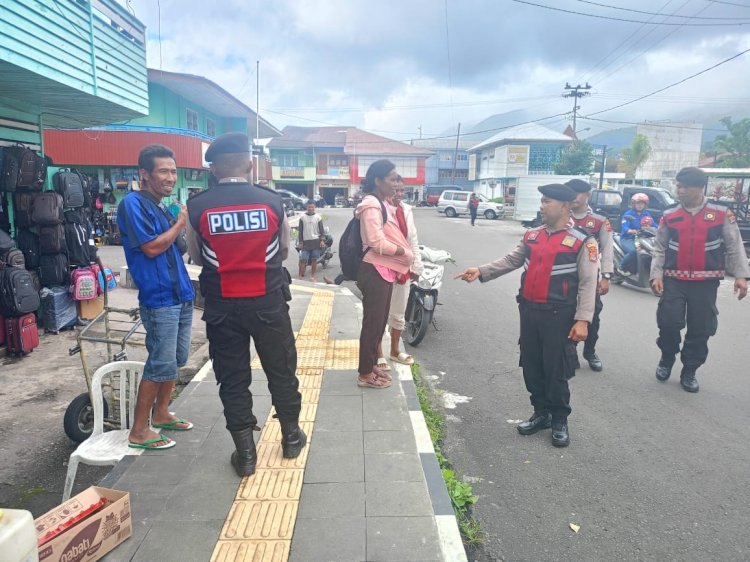 Patroli Dialogis Satuan Samapta Polres Manggarai, Jaga Kamtibmas di Kota Ruteng