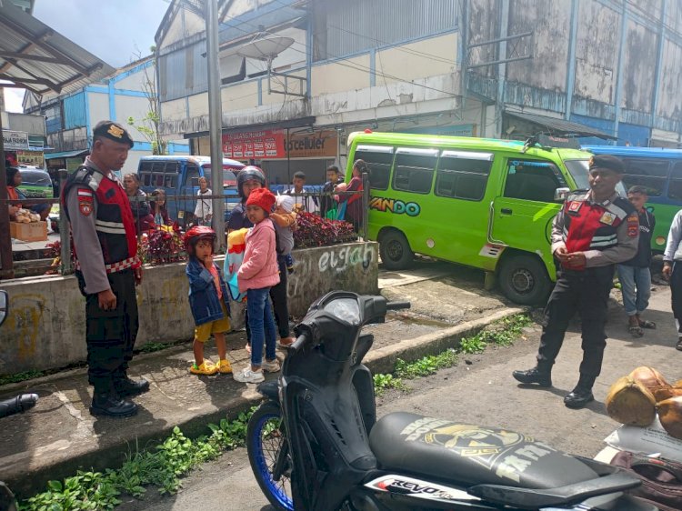 Patroli Dialogis Satuan Samapta Polres Manggarai, Jaga Kamtibmas di Kota Ruteng