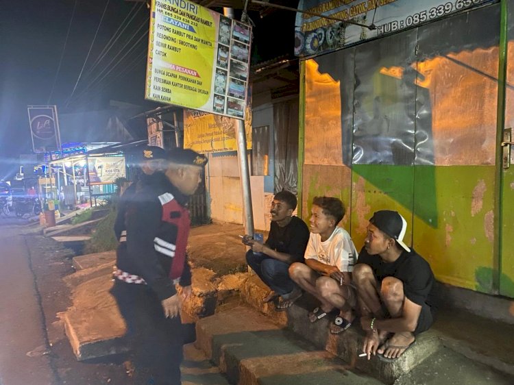 Patroli Rutin Sat. Sabhara Polres Manggarai Tingkatkan Keamanan di Kota Ruteng