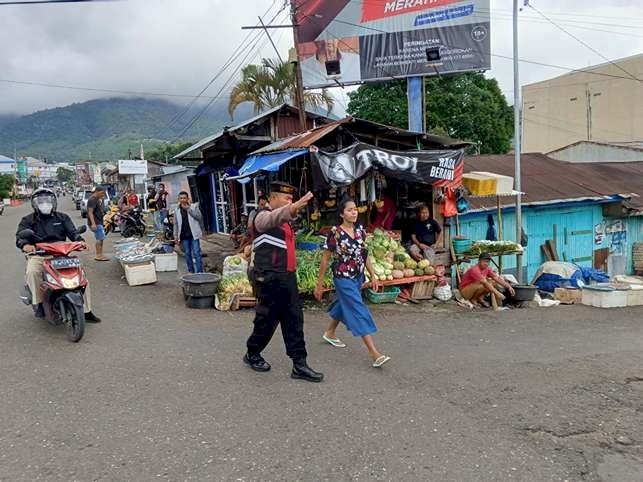 Patroli Dialogis Satuan Samapta Polres Manggarai Jaga Situasi Kamtibmas Aman dan Kondusif