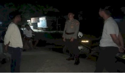 Polsek Reo Gelar Patroli Malam untuk Menjaga Situasi Kamtibmas Tetap Kondusif