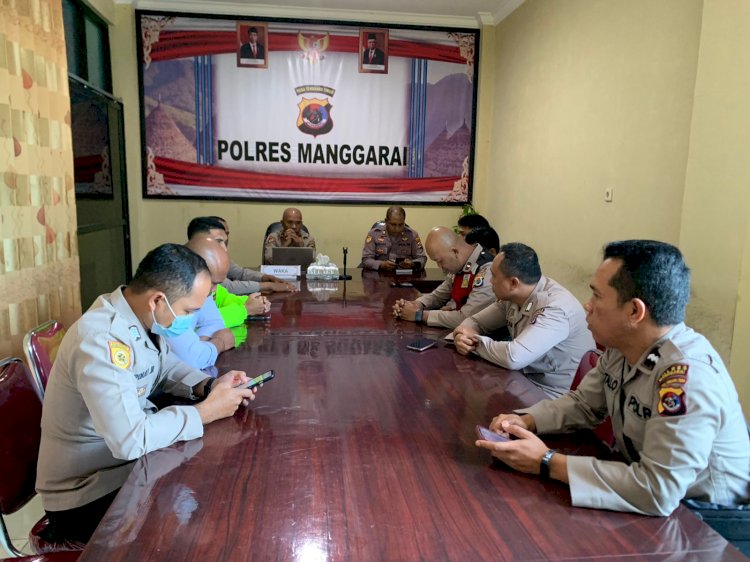 Waka Polres Manggarai Pimpin Rapat Anev, Dorong Kualitas Program Beyond Trust dan DORS