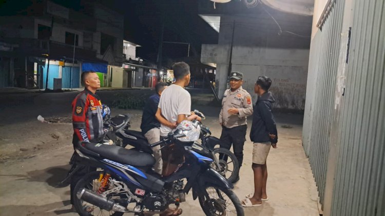 Patroli Malam Polsek Reo: Antisipasi Kerawanan Kamtibmas