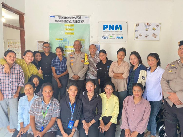 Jumat Curhat Polsek Cibal di Kantor PT. PNM Mekaar Unit Cibal