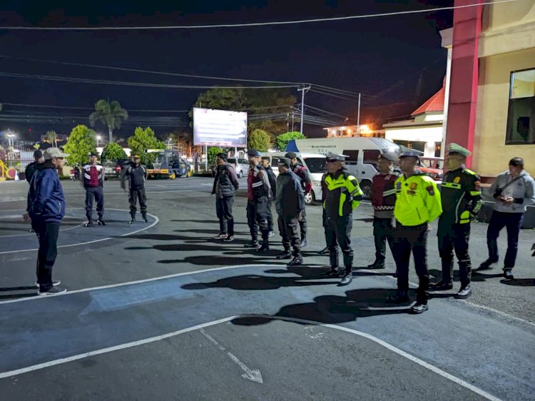 Polres Manggarai Gelar Patroli KRYD untuk Antisipasi Gangguan Kamtibmas Malam Minggu