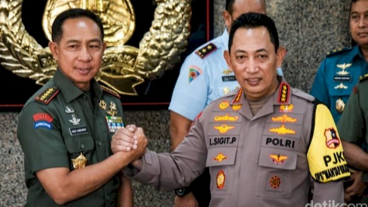 Survei Litbang Kompas : TNI-Polri Jadi Dua Lembaga Dengan Citra Positif Teratas