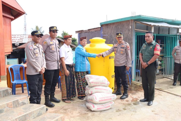 Bakti Sosial dan Bantuan Sosial Serentak dalam Rangka Hari Bhayangkara Ke-78 Tahun 2024 Tingkat Polres Manggarai