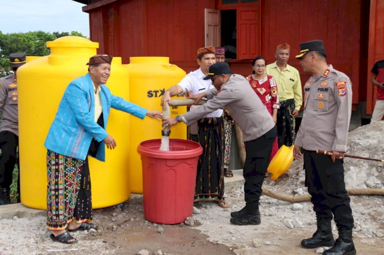 Bakti Sosial dan Bantuan Sosial Serentak dalam Rangka Hari Bhayangkara Ke-78 Tahun 2024 Tingkat Polres Manggarai