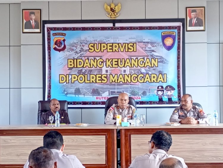 Bidang Keuangan Polda NTT Laksanakan Supervisi di Polres Manggarai