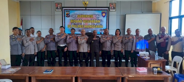 Bidang Keuangan Polda NTT Laksanakan Supervisi di Polres Manggarai