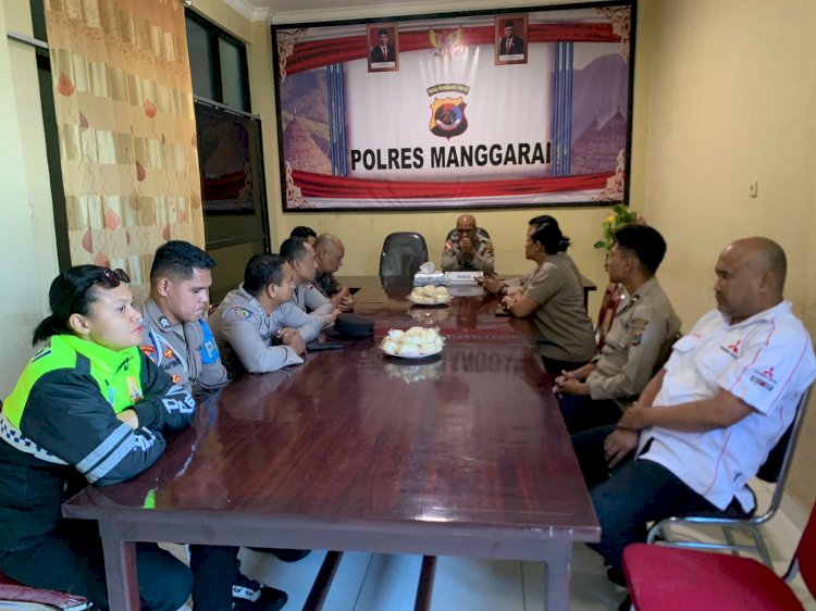 Waka Polres Manggarai Rapat Anev Beyond Trust dan DORS di Polres Manggarai