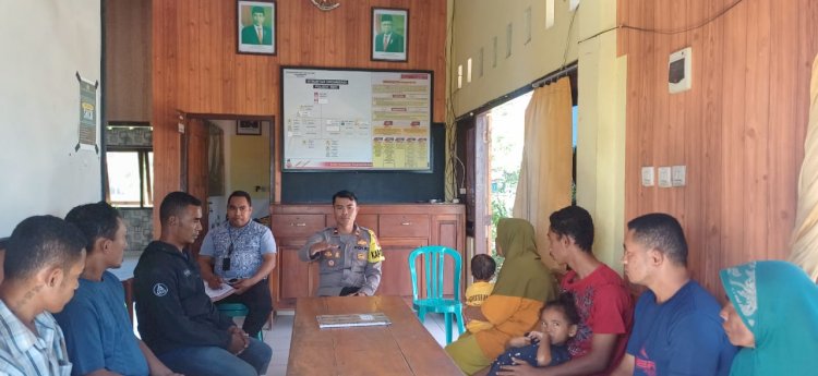 Unit Reskrim Polsek Reo Gelar Restorative Justice Kasus KDRT