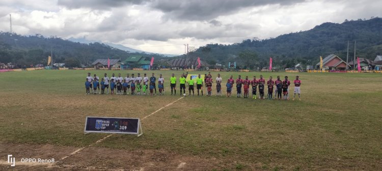 Polsek Cibal Laksanakan Pengamanan Pembukaan Turnamen Sepak Bola Pagal Super Cup II Tahun 2024