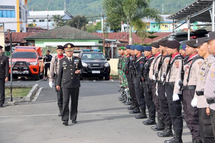 Kapolres Manggarai pimpin Upacara Hari Bhayangkara ke-78 Tahun 2024 Tingkat Polres Manggarai