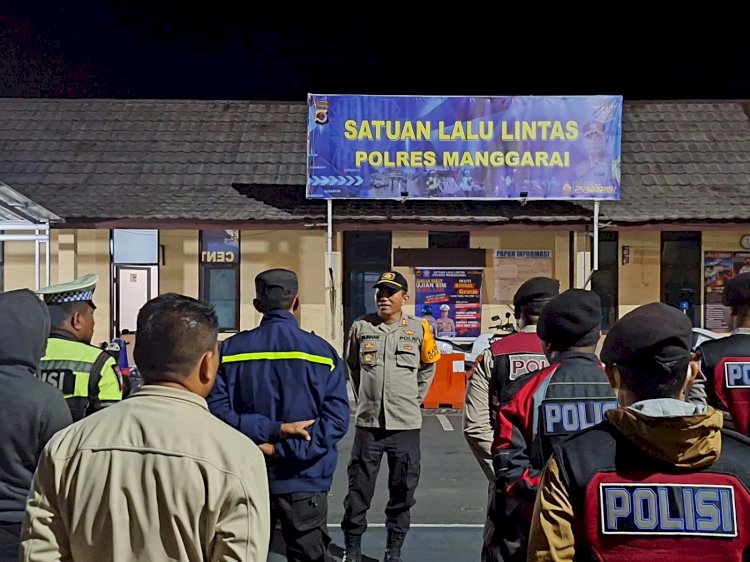 Patroli KRYD Gabungan Personil Polres Manggarai untuk Menjaga Keamanan dan Ketertiban Masyarakat di Kabupaten Manggarai