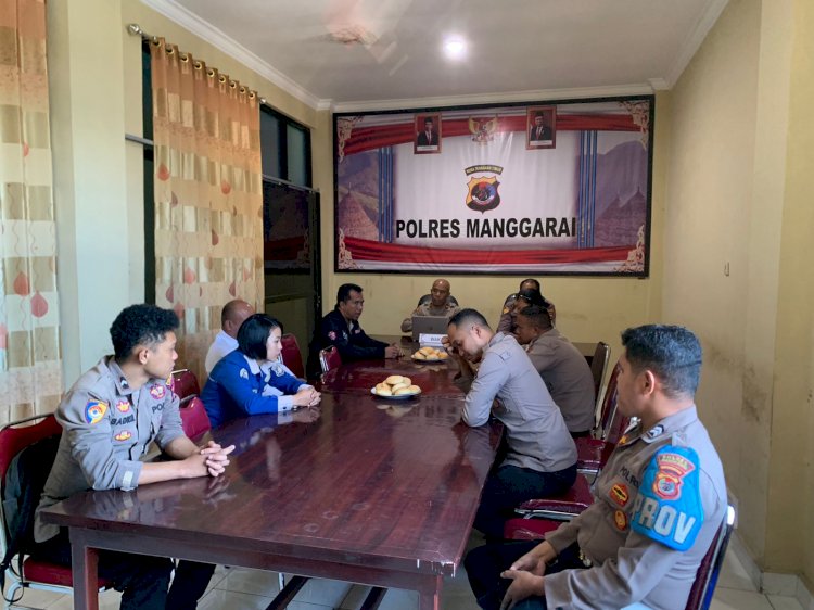 Polres Manggarai Gelar Rapat Evaluasi Program Beyond Trust dan DORS