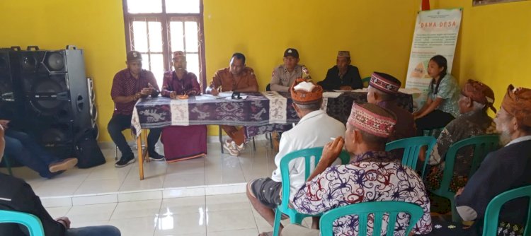 Antisipasi Kerawanan dalam Sengketa Tanah oleh Bhabinkamtibmas Kecamatan Ruteng