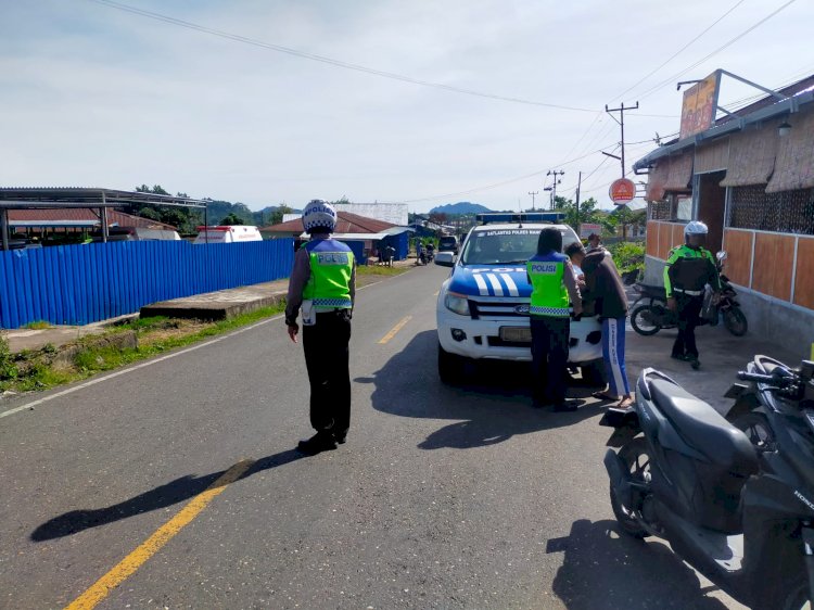 Sat. Lantas Polres Manggarai Laksanakan Patroli dan Hunting System untuk Tekan Pelanggaran Lalu Lintas di Ruteng