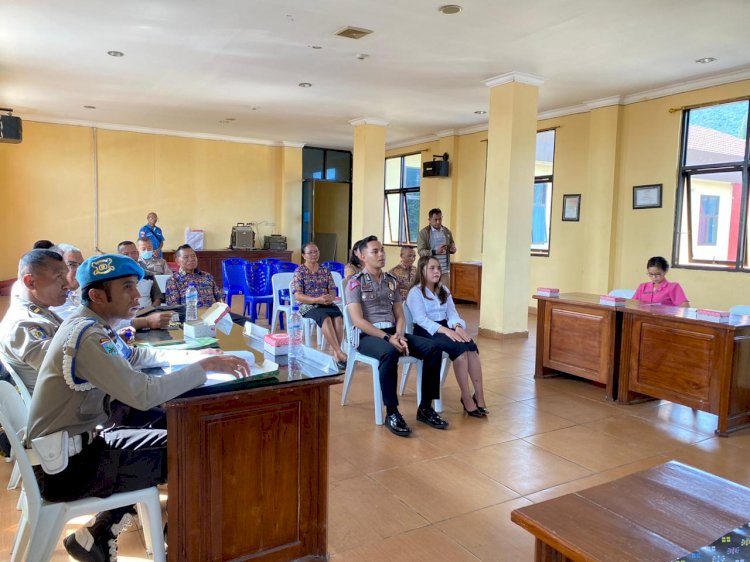 Bag. SDM Polres Manggarai gelar Sidang BP4R bagi Personel Polres Manggarai