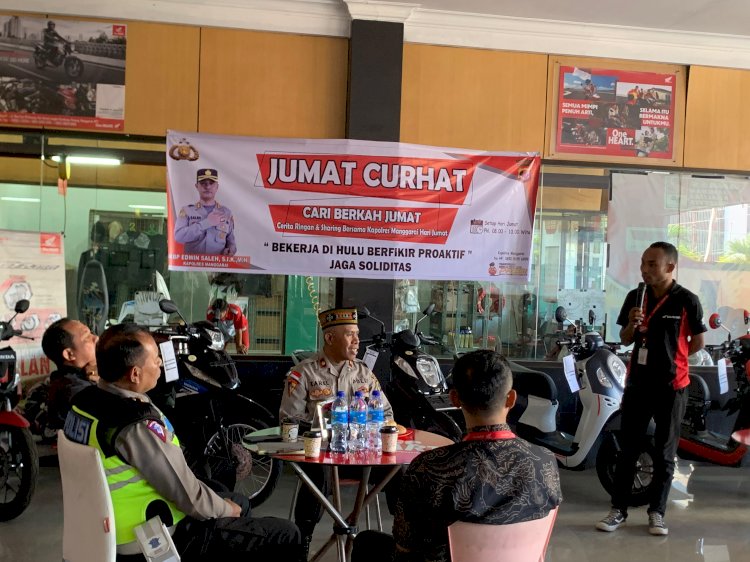 Jumat Curhat Polres Manggarai: Jalin Silaturahmi dan Komunikasi dengan Masyarakat