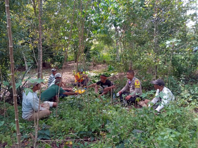 Bhabinkamtibmas Kecamatan Ruteng Gelar Patroli dan Sambangi Warga di Desa Compang Namut